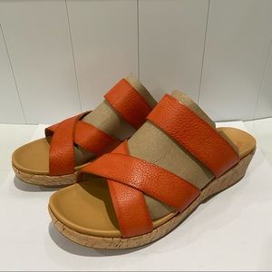 KORK-EASE SHOES SANDALS NEW IN BOX Size 10 M Camellia Orange K68408